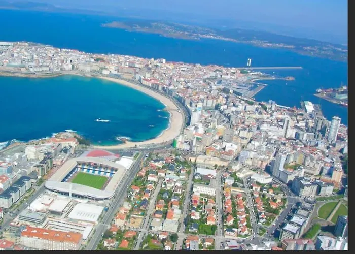 Amplio En Coruna Cerca De Riazor Apartment *
